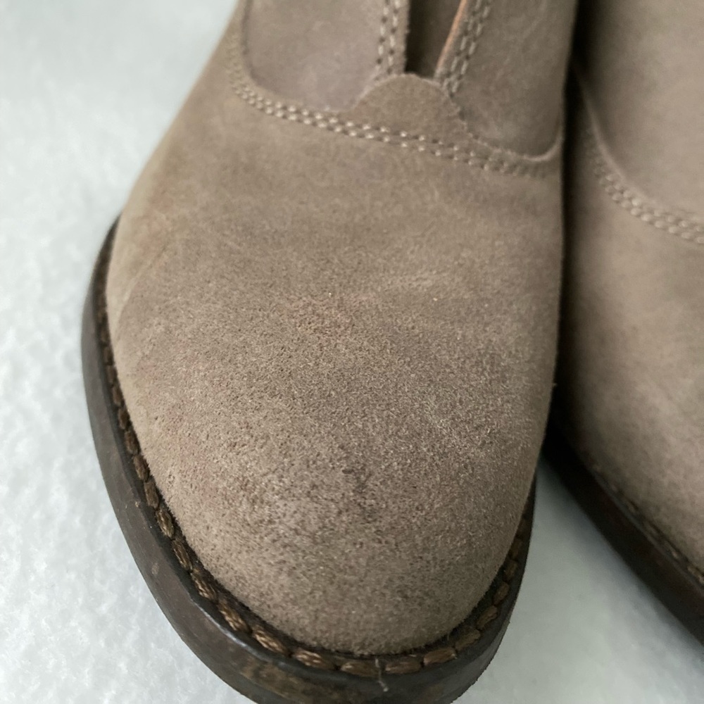 Lucky Brand Size 7.5M Leather Taupe Shoes - Picture 3 of 16